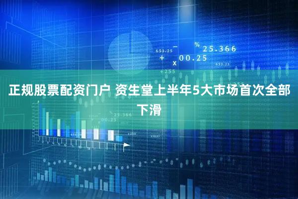 正规股票配资门户 资生堂上半年5大市场首次全部下滑